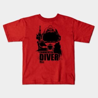 American Commercial Diver Kids T-Shirt